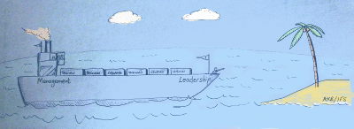 Ship with leadership and management